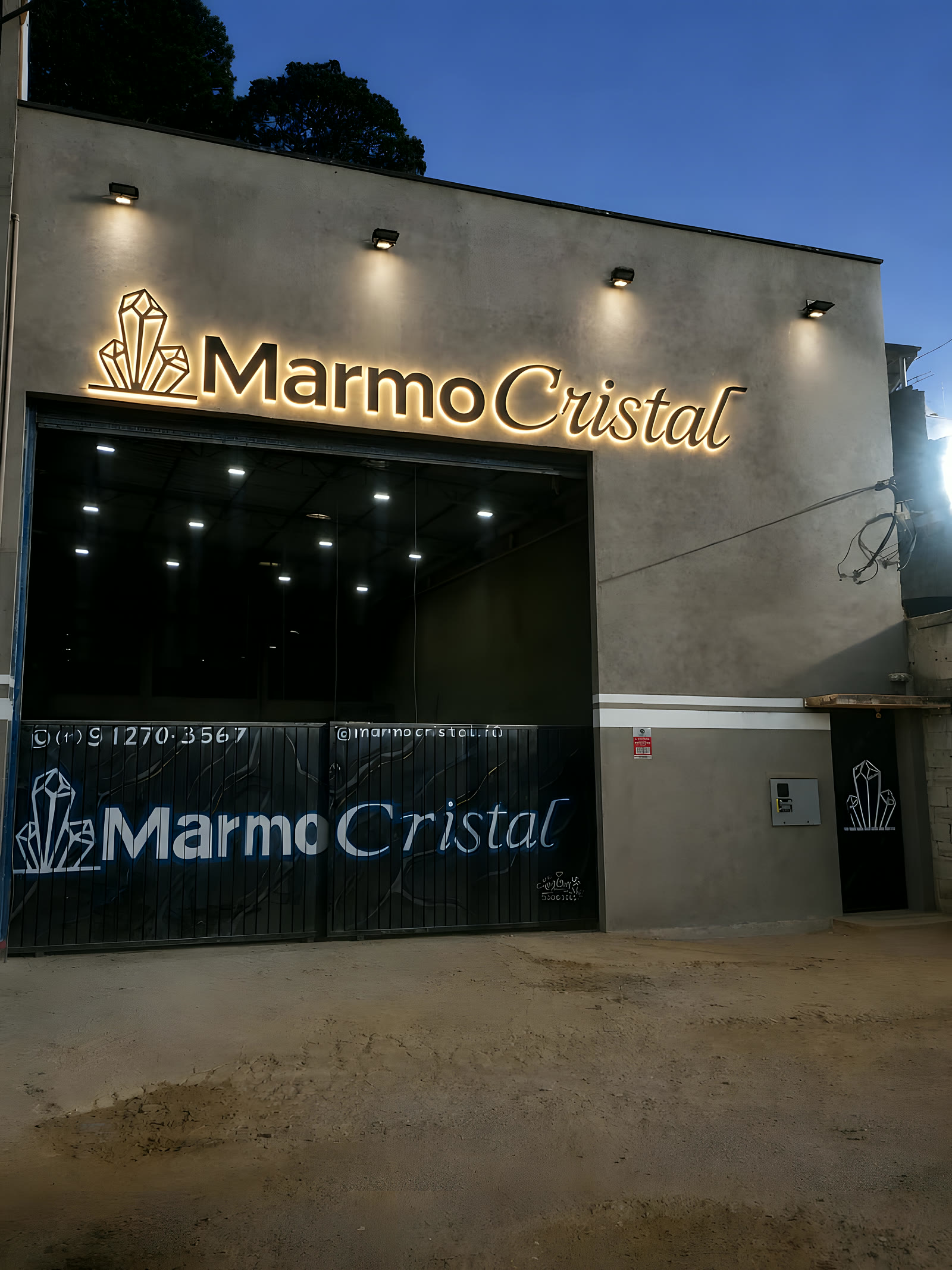 Fachada da Marmo Cristal em Guarulhos